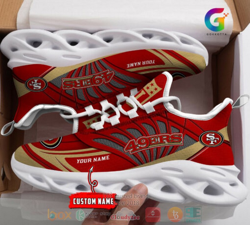 Personalized NFL San Francisco 49ers custom Clunky Max Soul Shoes