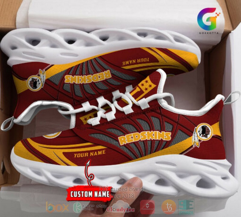 Personalized NFL Washington Redskins custom Clunky Max Soul Shoes
