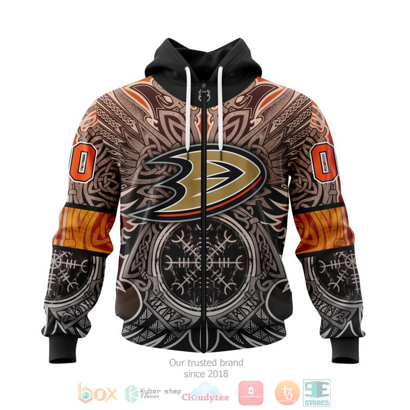 NEW Personalized NHL Anaheim Ducks Norse Viking Symbols 3D shirt, hoodie 2 Personalized NHL Anaheim Ducks Norse Viking Symbols 3D shirt hoodie 1