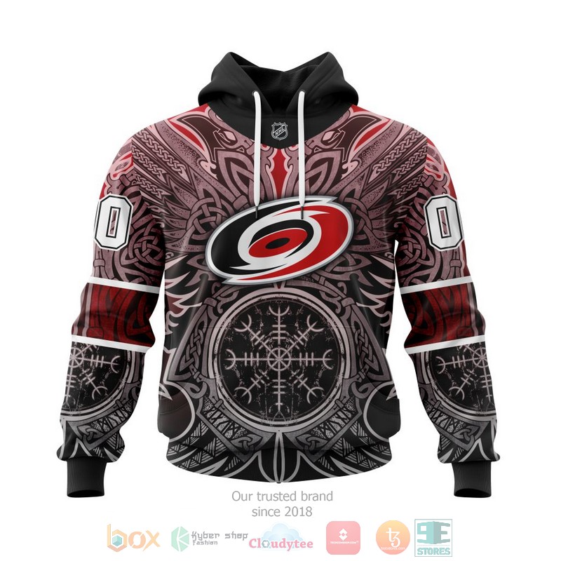 Personalized NHL Carolina Hurricanes Norse Viking Symbols 3D shirt hoodie