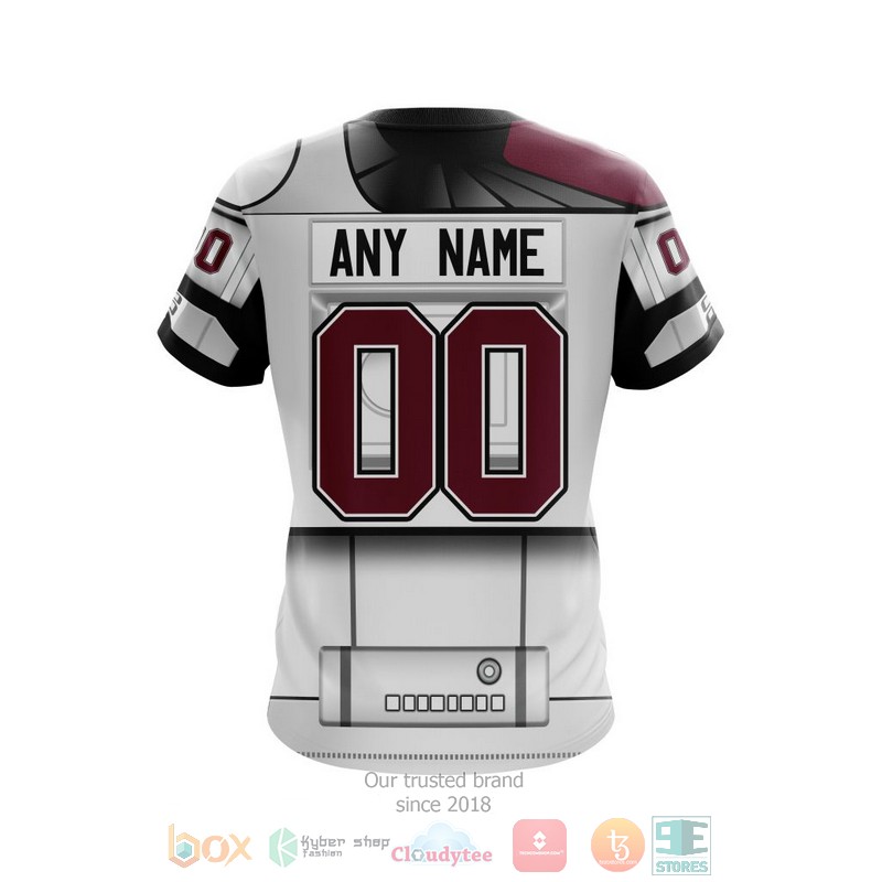 Personalized NHL Colorado Avalanche Star Wars May The 4th Be With You White 3D shirt hoodie 1 2 3 4 5 6 7 8
