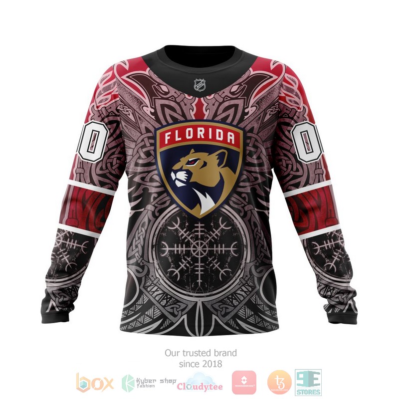 Personalized NHL Florida Panthers Norse Viking Symbols 3D shirt hoodie 1 2 3 4 5