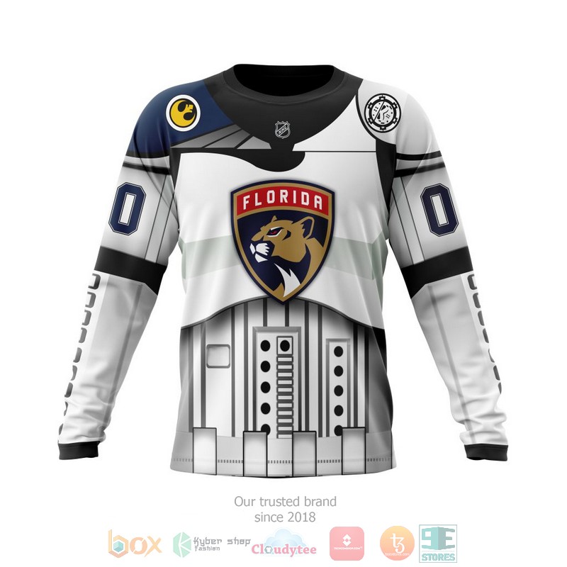 Personalized NHL Florida Panthers Star Wars May The 4th Be With You White 3D shirt hoodie 1 2 3 4 5