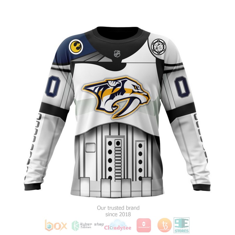 NEW Personalized NHL Nashville Predators Star Wars May The 4th Be With You White 3D shirt, hoodie 6 Personalized NHL Nashville Predators Star Wars May The 4th Be With You White 3D shirt hoodie 1 2 3 4 5