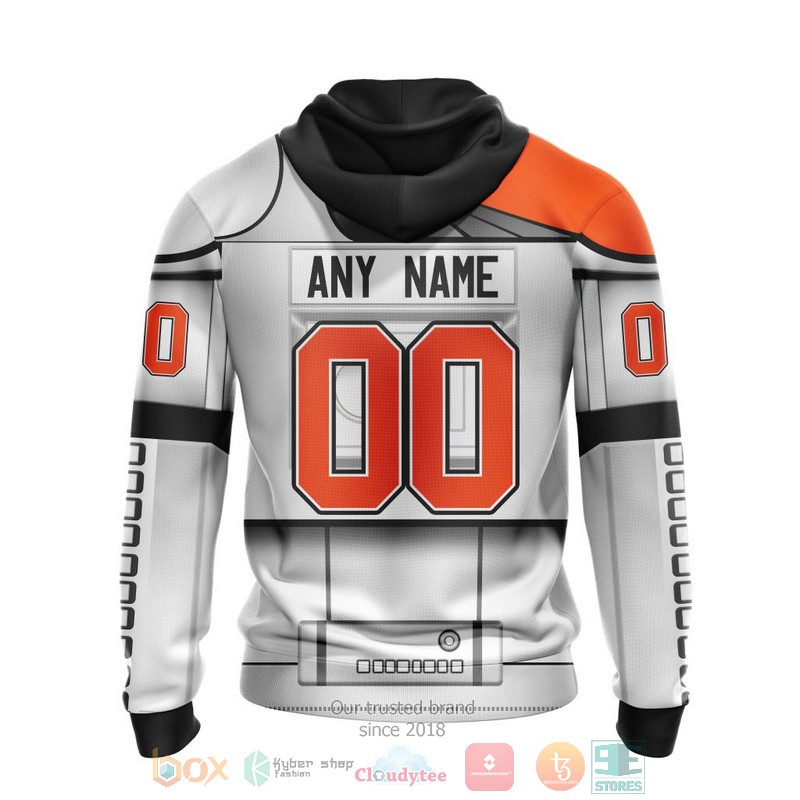 NEW Personalized NHL Philadelphia Flyers Star Wars May The 4th Be With You White 3D shirt, hoodie 3 Personalized NHL Philadelphia Flyers Star Wars May The 4th Be With You White 3D shirt hoodie 1 2