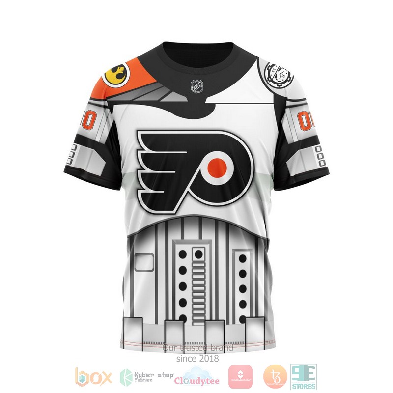 NEW Personalized NHL Philadelphia Flyers Star Wars May The 4th Be With You White 3D shirt, hoodie 8 Personalized NHL Philadelphia Flyers Star Wars May The 4th Be With You White 3D shirt hoodie 1 2 3 4 5 6 7