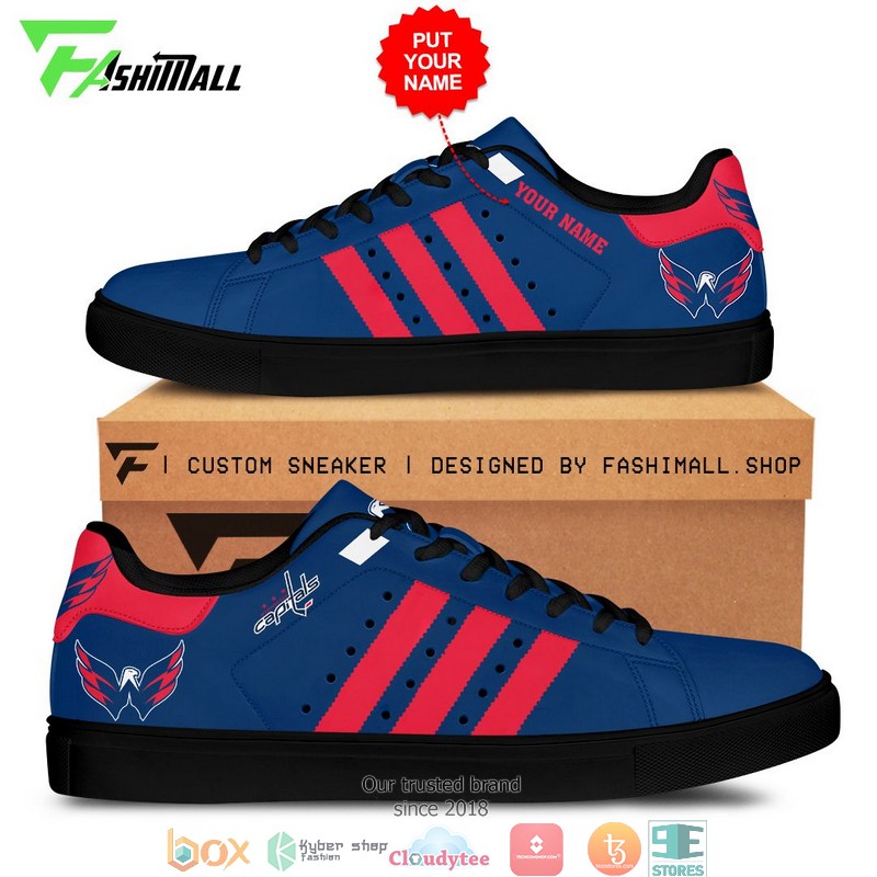 Personalized NHL Washington Capitals Stan Smith Low Top Shoes