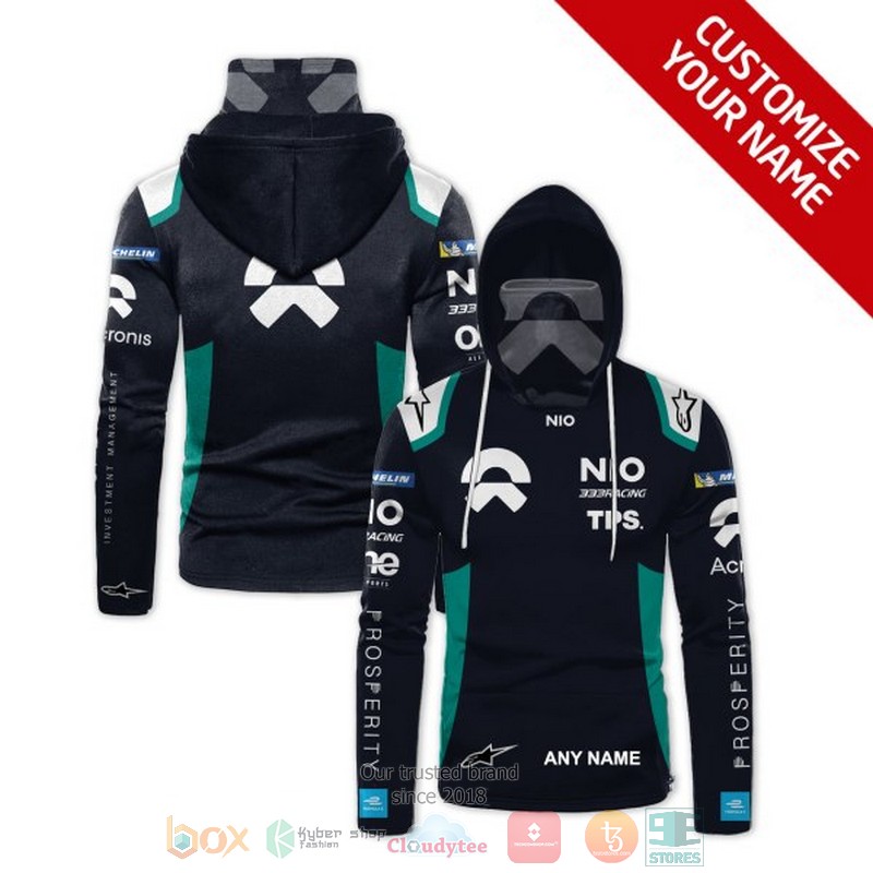 Personalized NIO 333 FE Team custom hoodie mask