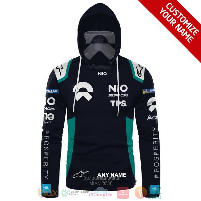 Personalized NIO 333 FE Team custom hoodie mask 1