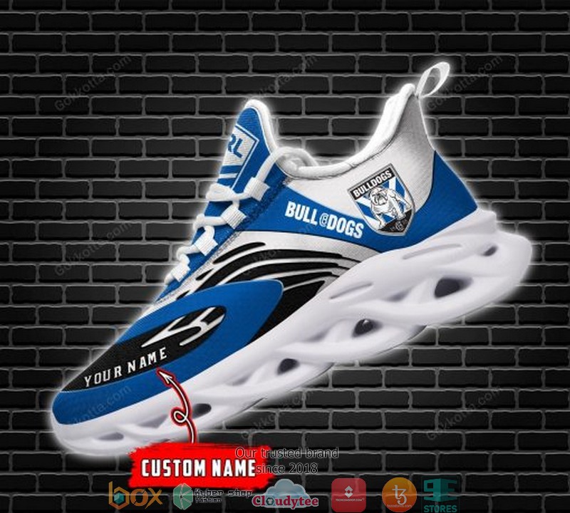 Personalized NRL CanterburyBankstown Bulldogs Max Soul Sneakers 2 Personalized NRL CanterburyBankstown Bulldogs Max Soul Sneakers 1