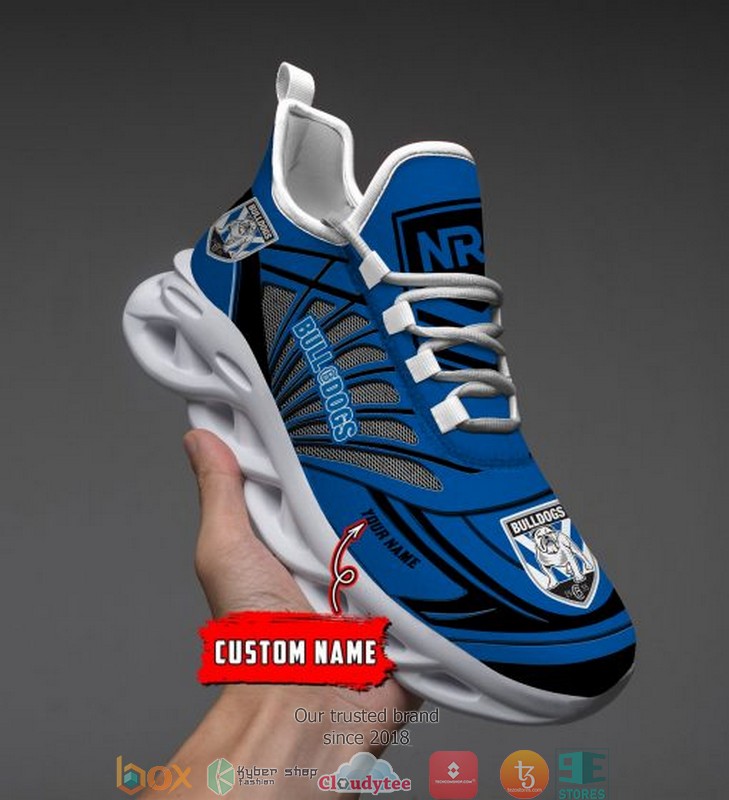 Personalized NRL Canterbury Bulldogs Blue Max Soul Sneakers