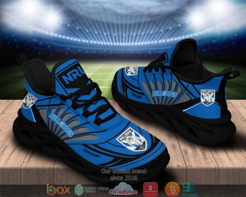 Personalized NRL Canterbury Bulldogs Blue Max Soul Sneakers 2 Personalized NRL Canterbury Bulldogs Blue Max Soul Sneakers 1