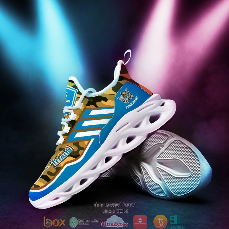 Personalized NRL Gold Coast Titans Orange Camo Max Soul Sneakers 3 Personalized NRL Gold Coast Titans Orange Camo Max Soul Sneakers 1 2