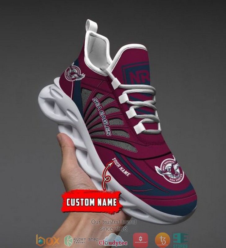 Personalized NRL Manly Sea Eagles Max Soul Sneakers 1 Personalized NRL Manly Sea Eagles Max Soul Sneakers