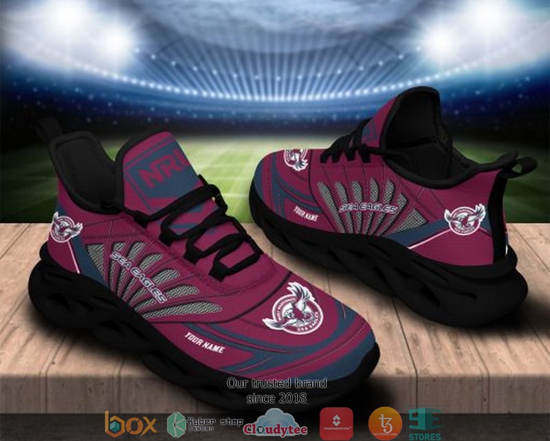 Personalized NRL Manly Sea Eagles Max Soul Sneakers 2 Personalized NRL Manly Sea Eagles Max Soul Sneakers 1