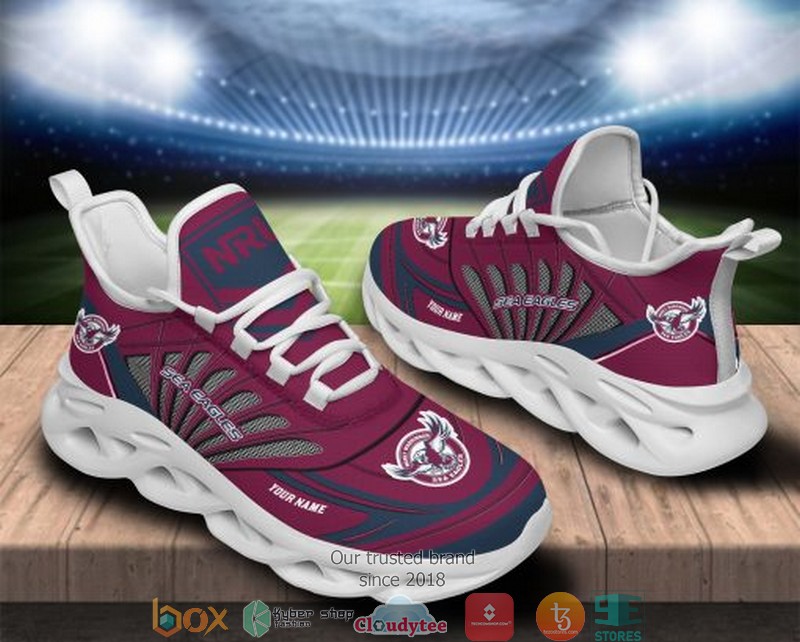 Personalized NRL Manly Sea Eagles Max Soul Sneakers 3 Personalized NRL Manly Sea Eagles Max Soul Sneakers 1 2