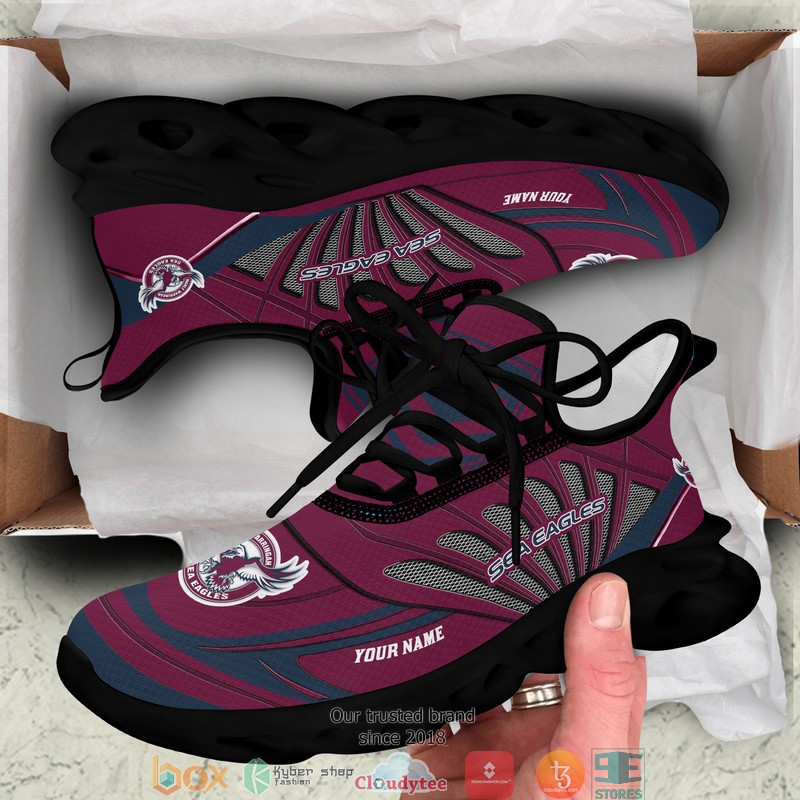 Personalized NRL Manly Sea Eagles Max Soul Sneakers 4 Personalized NRL Manly Sea Eagles Max Soul Sneakers 1 2 3