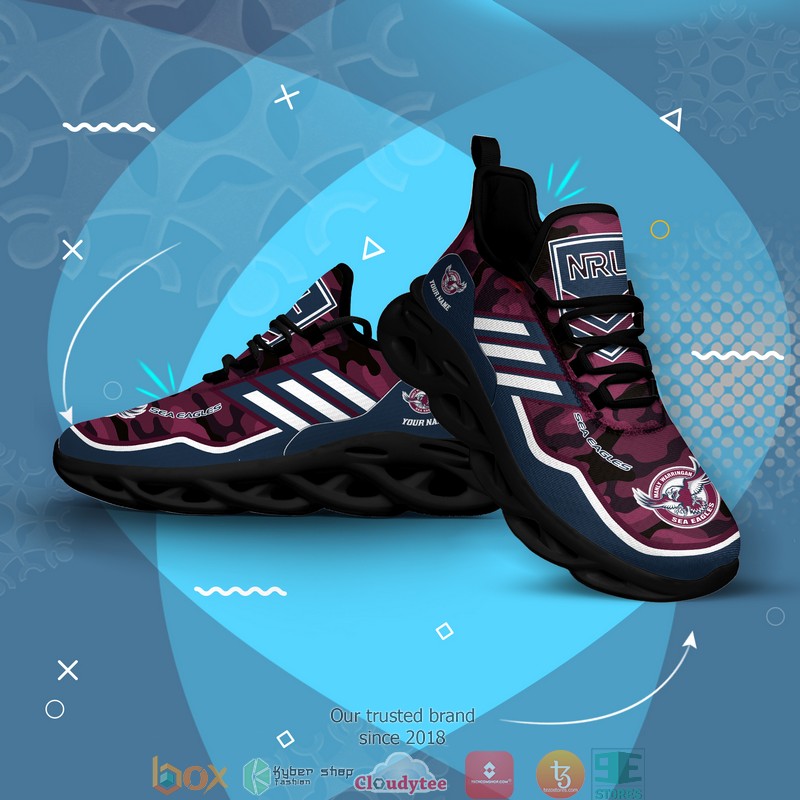 Personalized NRL Manly Sea Eagles Red Camo Max Soul Sneakers 4 Personalized NRL Manly Sea Eagles Red Camo Max Soul Sneakers 1 2 3