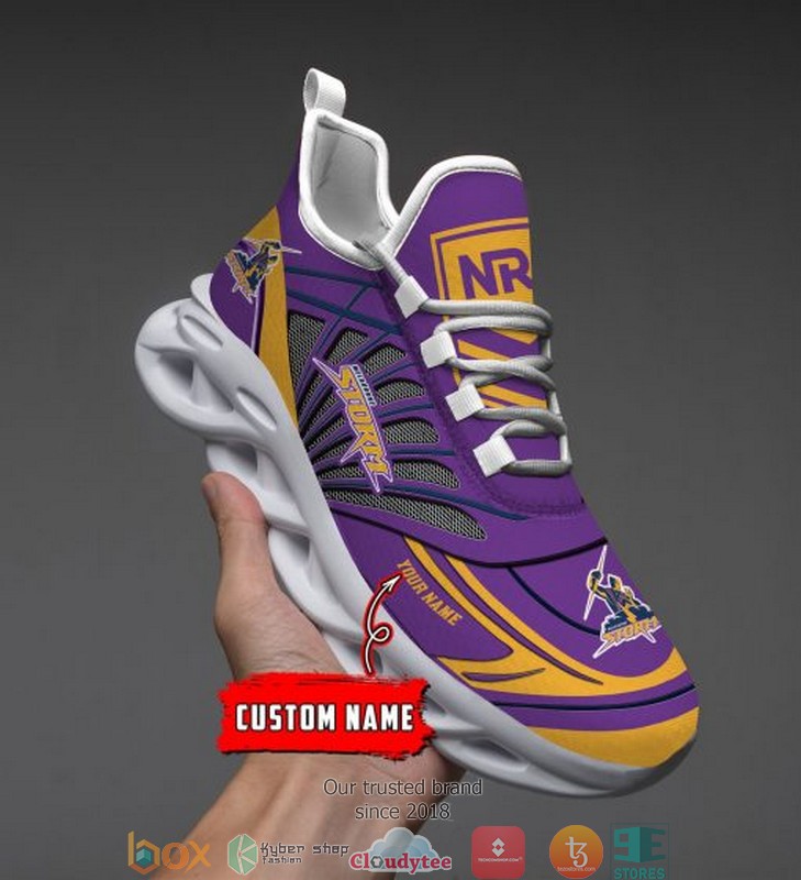 Personalized NRL Melbourne Storm Purple Max Soul Sneakers 12 Personalized NRL Melbourne Storm Purple Max Soul Sneakers