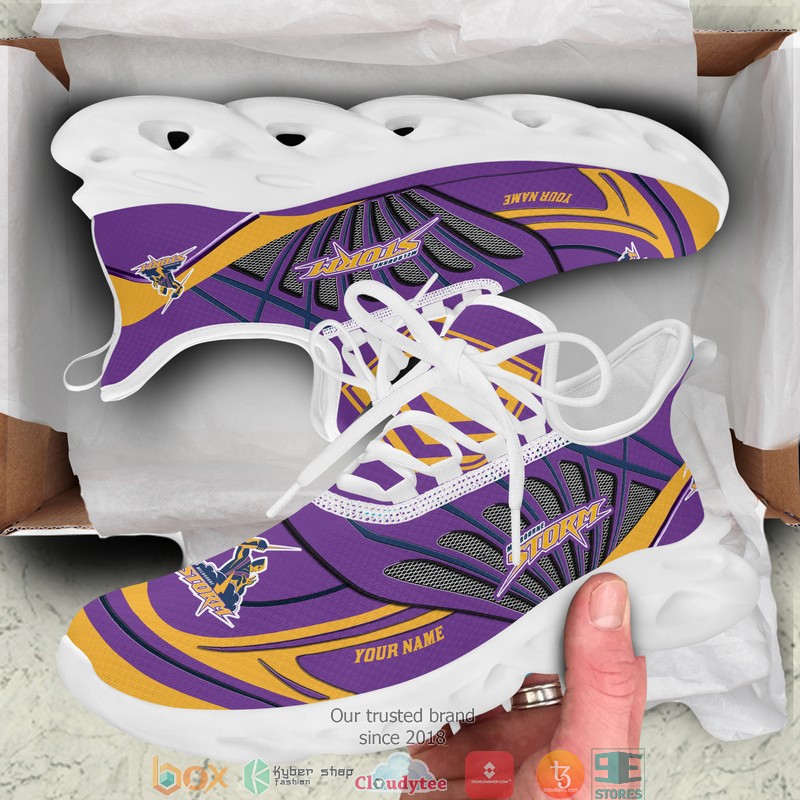 Personalized NRL Melbourne Storm Purple Max Soul Sneakers 5 Personalized NRL Melbourne Storm Purple Max Soul Sneakers 1 2 3 4