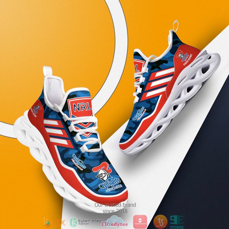Personalized NRL Newcastle Knights Blue camo Max Soul Sneakers 5 Personalized NRL Newcastle Knights Blue camo Max Soul Sneakers 1 2 3 4