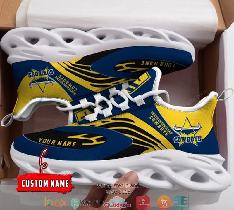 Personalized NRL North Queensland Cowboys Clunky Max Soul Shoes 9 Personalized NRL North Queensland Cowboys Clunky Max Soul Shoes