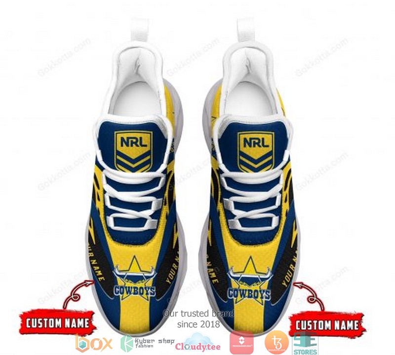 Personalized NRL North Queensland Cowboys Clunky Max Soul Shoes 4 Personalized NRL North Queensland Cowboys Clunky Max Soul Shoes 1 2 3