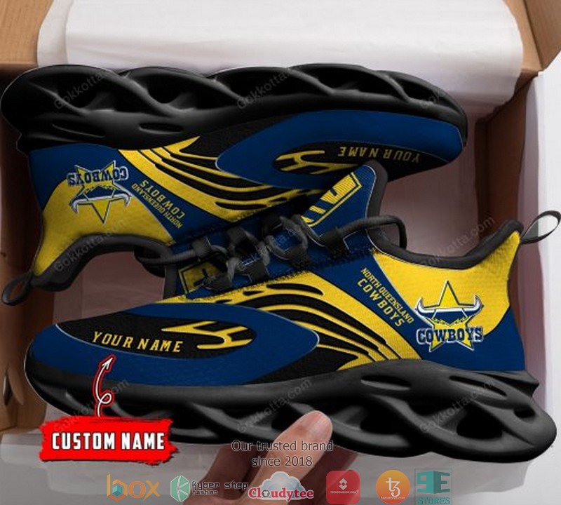Personalized NRL North Queensland Cowboys Max Soul Sneakers 2 Personalized NRL North Queensland Cowboys Max Soul Sneakers 1