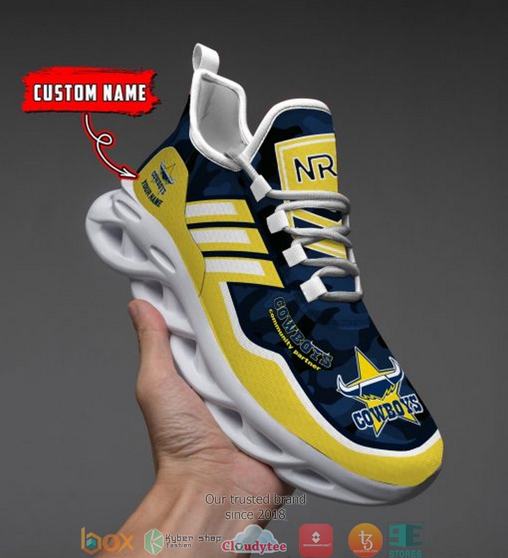 Personalized NRL North Queensland Cowboys Max Soul Sneakers 12 Personalized NRL North Queensland Cowboys Max Soul Sneakers