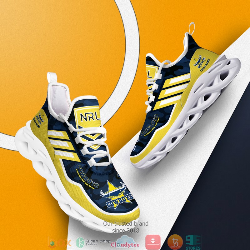 Personalized NRL North Queensland Cowboys Max Soul Sneakers 7 Personalized NRL North Queensland Cowboys Max Soul Sneakers 1 2 3 4 5 6