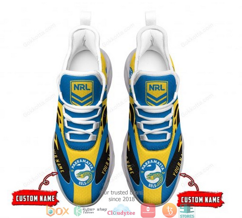 Personalized NRL Parramatta Eels Clunky Max Soul Shoes 4 Personalized NRL Parramatta Eels Clunky Max Soul Shoes 1 2 3