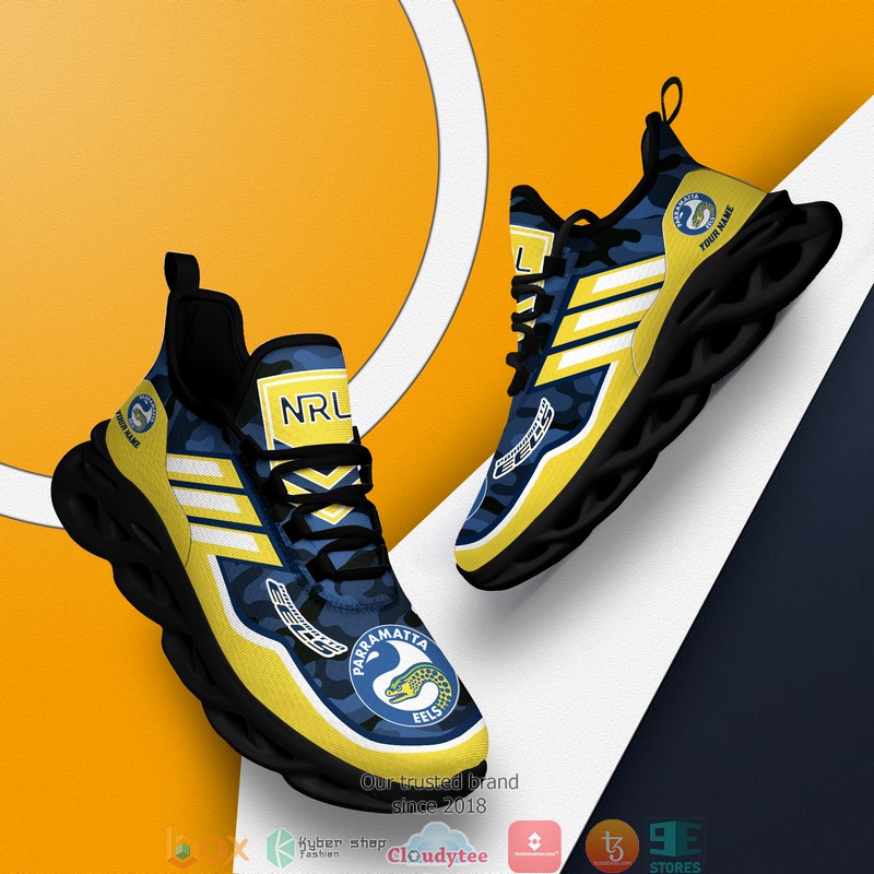 Personalized NRL Parramatta Eels Max Soul Sneakers 3 Personalized NRL Parramatta Eels Max Soul Sneakers 1 2