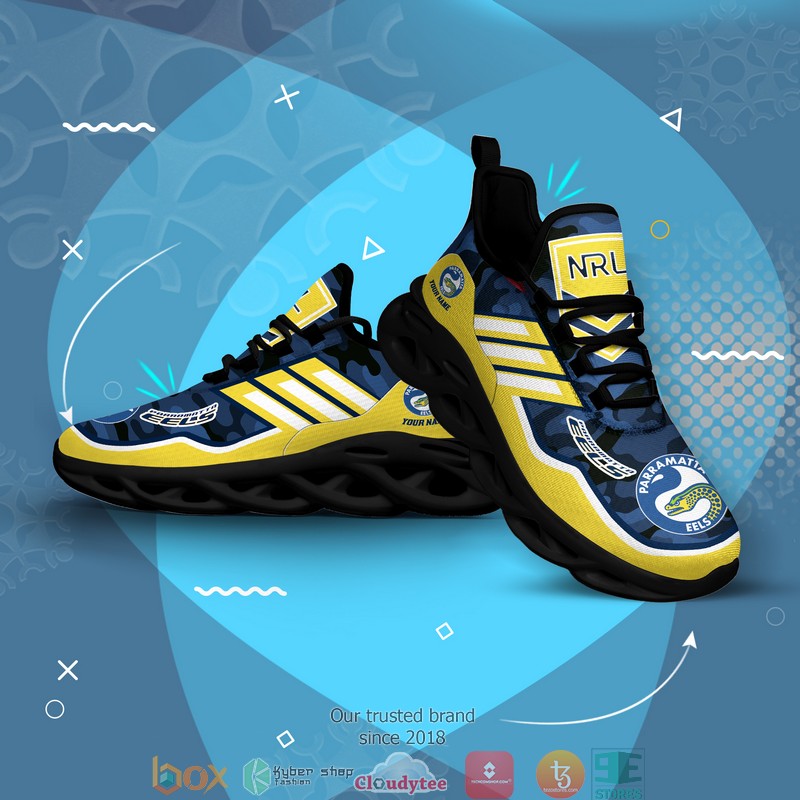 Personalized NRL Parramatta Eels Max Soul Sneakers 4 Personalized NRL Parramatta Eels Max Soul Sneakers 1 2 3