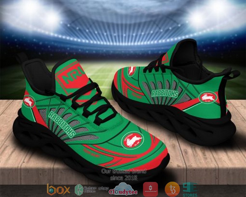Personalized NRL South Sydney Rabbitohs Max Soul Sneakers 2 Personalized NRL South Sydney Rabbitohs Max Soul Sneakers 1