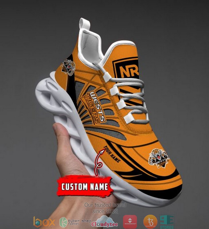 Personalized NRL Wests Tigers Max Soul Sneakers 6 Personalized NRL Wests Tigers Max Soul Sneakers 1 2 3 4 5