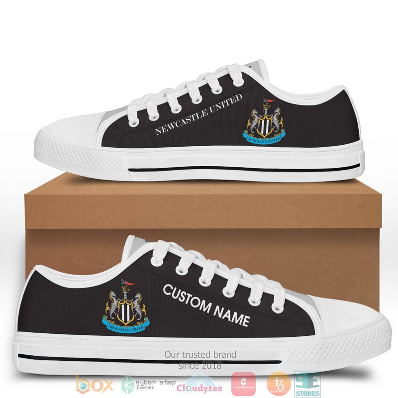 Personalized Newcastle low top canvas shoes