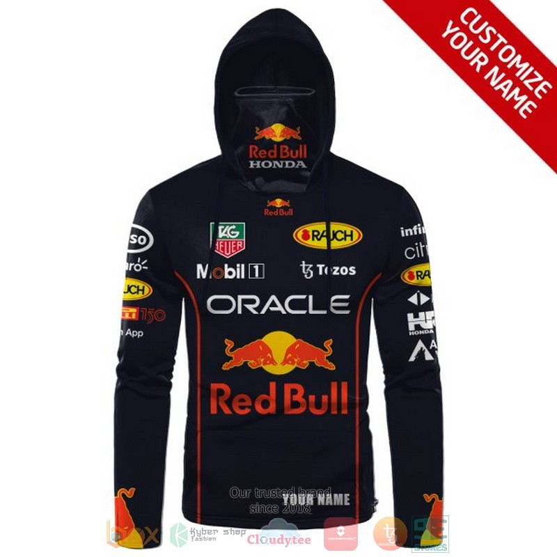 Personalized Oracle Red Bull Honda Mobill1 custom hoodie mask 1