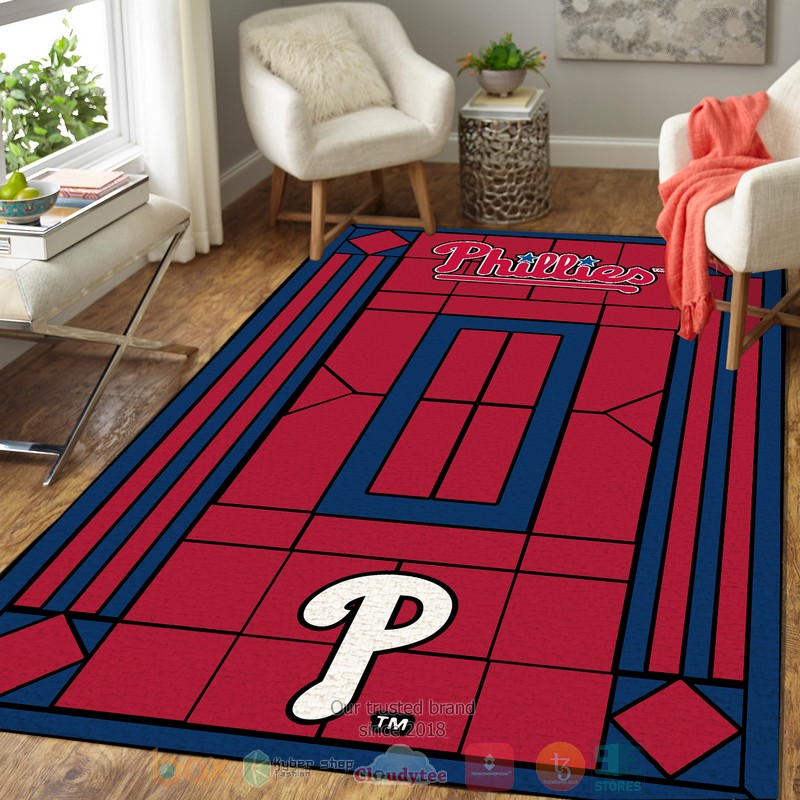 HOT Personalized Philadelphia Phillies custom Area Carpet 3 Personalized Philadelphia Phillies custom Area Rug 1 2