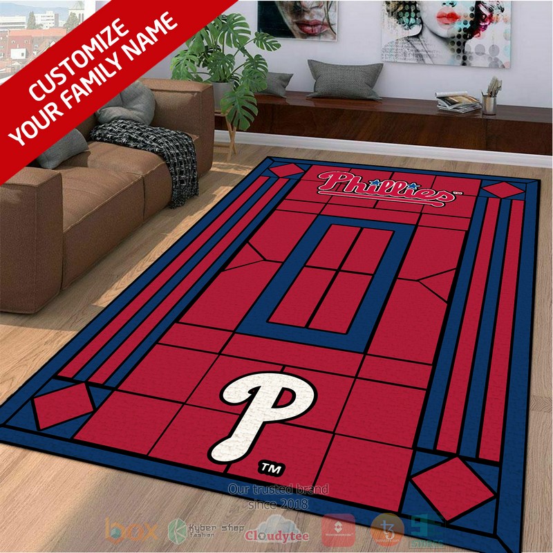 HOT Personalized Philadelphia Phillies custom Area Carpet 4 Personalized Philadelphia Phillies custom Area Rug 1 2 3
