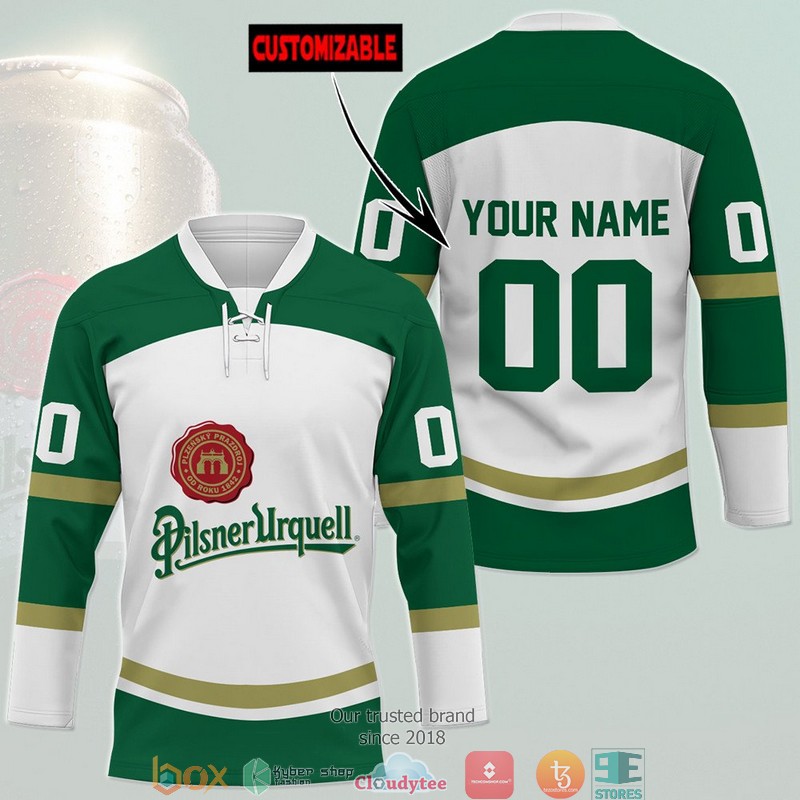 Personalized Pilsner Urquell Hockey Jersey Shirt