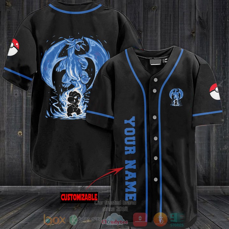 Personalized Pokemon The Dragons Rage Baseball Jersey