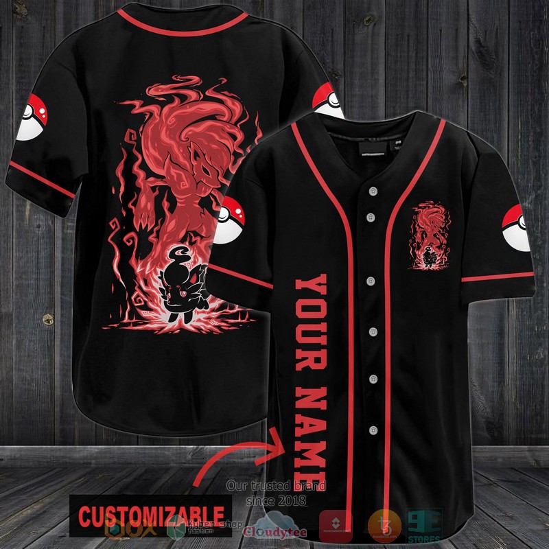 Personalized Pokemon Zoroark Baseball Jersey