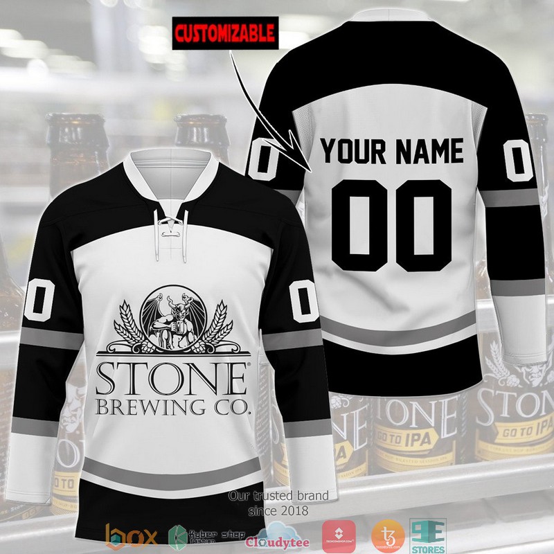 Personalized Stone Brewing Co Jersey Hockey Shirt 2 Personalized Stone Brewing Co Jersey Hockey Shirt