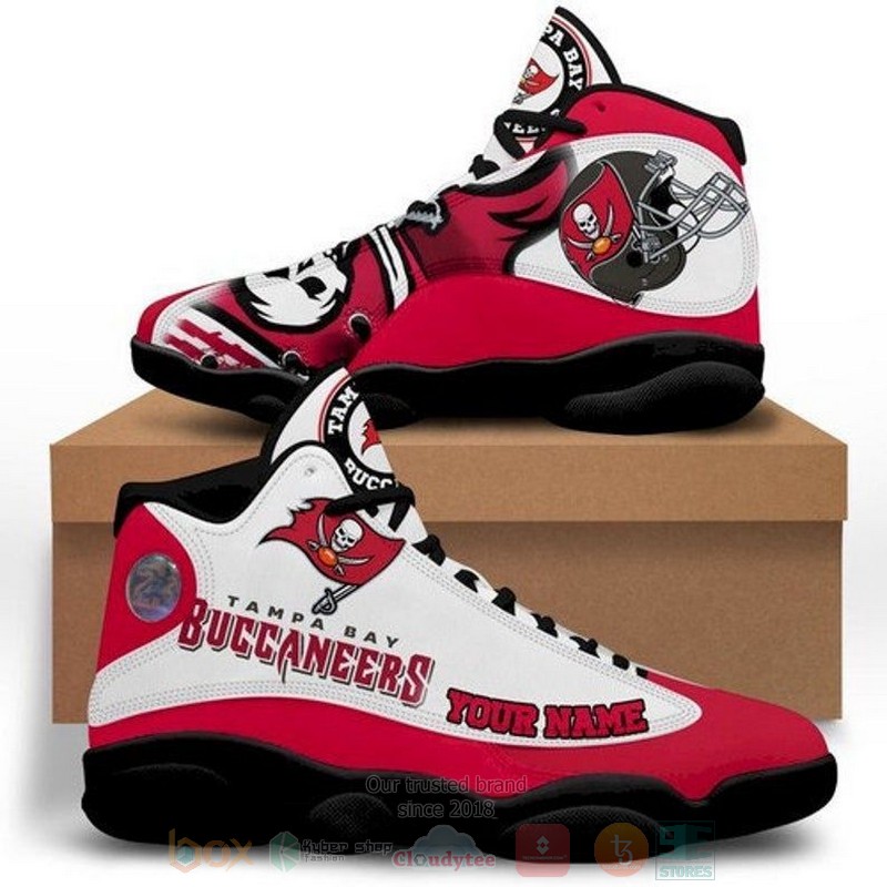 BEST Personalized Tampa Bay Buccaneers NFL Air Jordan 13 shoes sneakers 1 Personalized Tampa Bay Buccaneers NFL custom Air Jordan 13 shoes