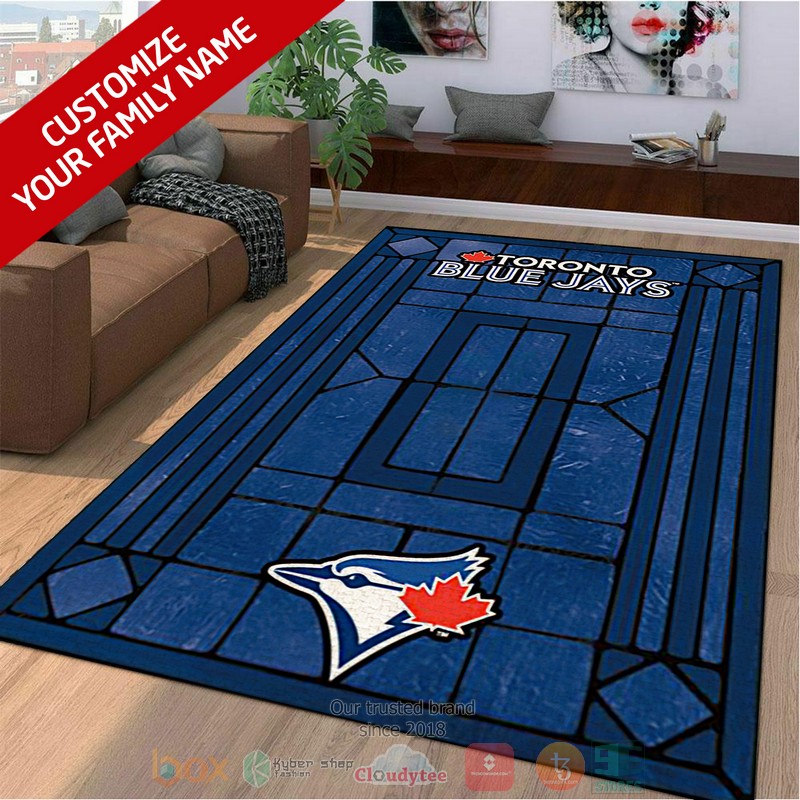 Personalized Toronto Blue Jays custom Area Rug