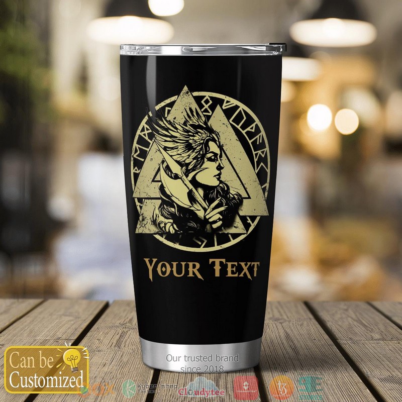Personalized Viking Viking Valkyrie Pretty But Violent Tumbler 2 Personalized Viking Viking Valkyrie Pretty But Violent Tumbler 1