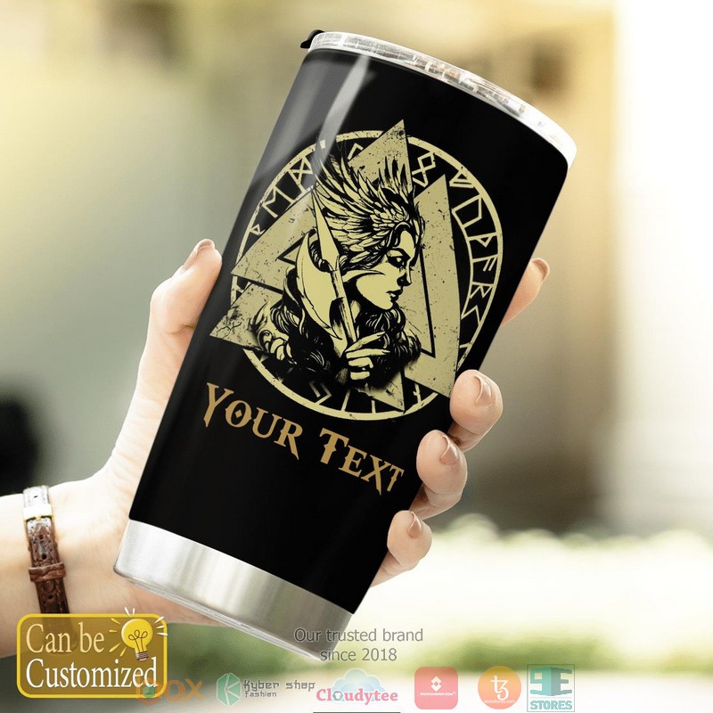 Personalized Viking Viking Valkyrie Pretty But Violent Tumbler 3 Personalized Viking Viking Valkyrie Pretty But Violent Tumbler 1 2