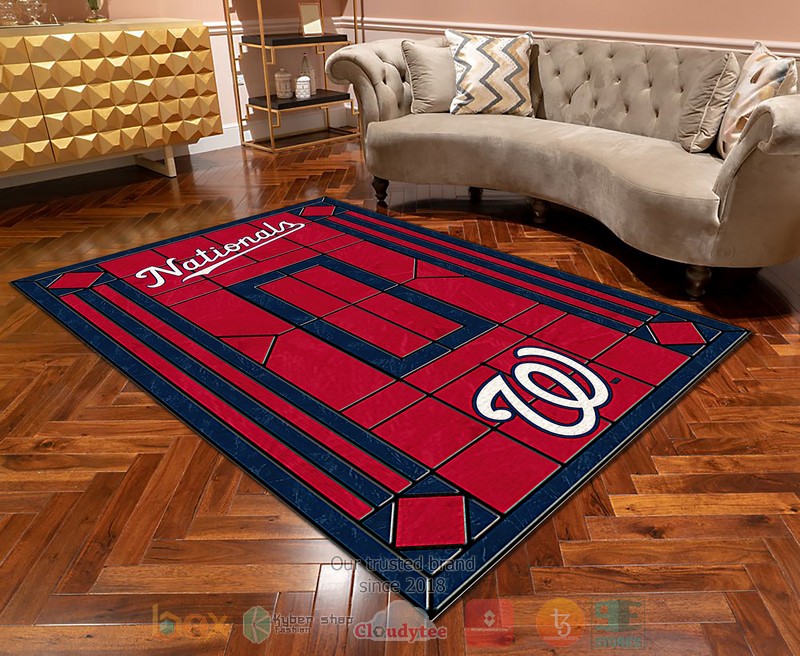 Personalized Washington Nationals custom Area Rug 1