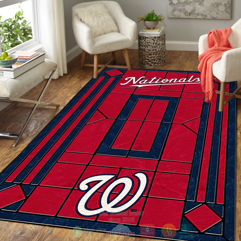 HOT Personalized Washington Nationals custom Area Carpet 3 Personalized Washington Nationals custom Area Rug 1 2