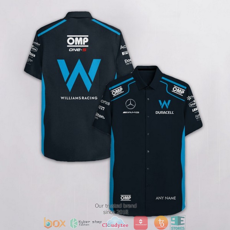 Personalized Williams Racing racing F1 team Hawaiian Shirt